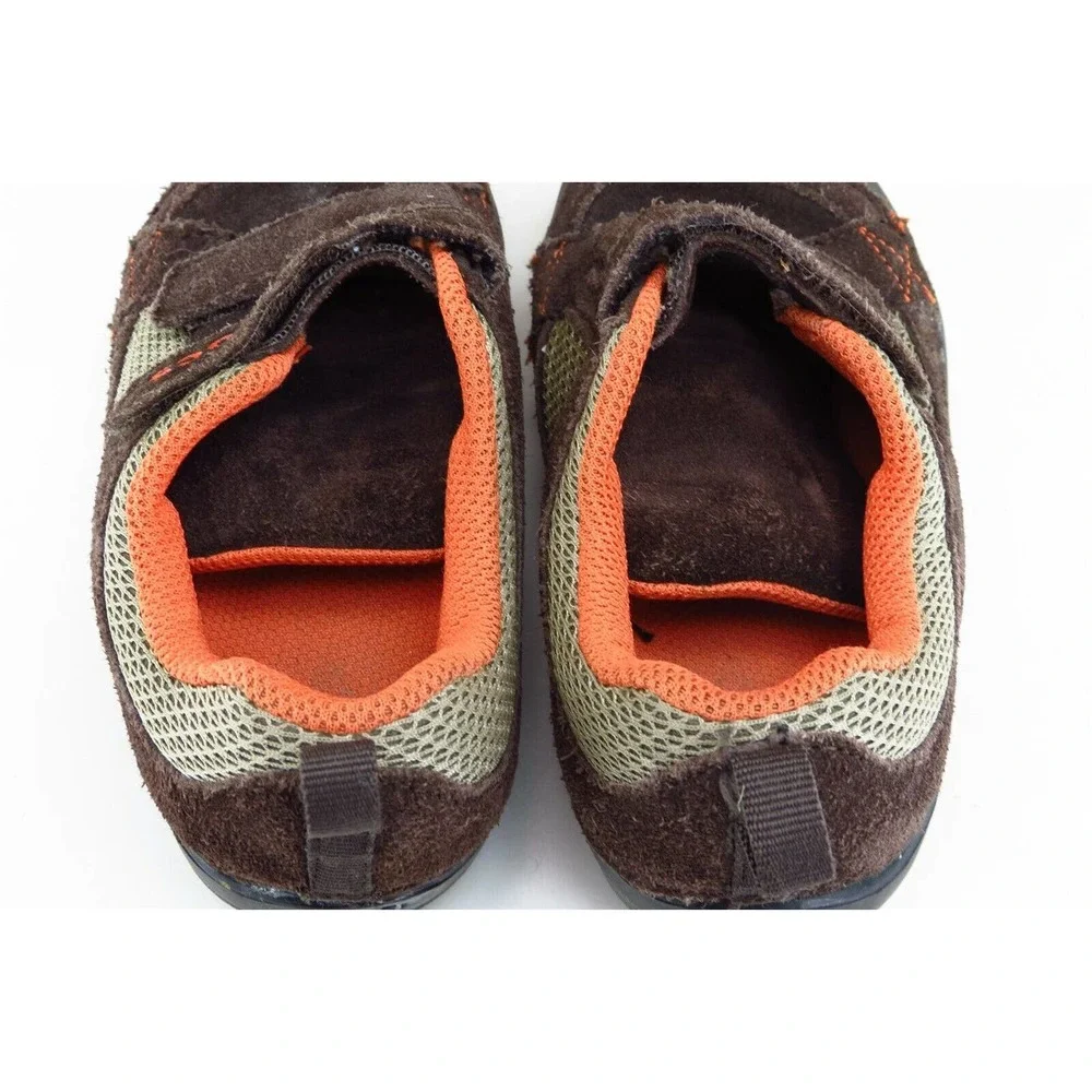 Crocs Toddler Boys 11 Medium Brown‎ Running Leather